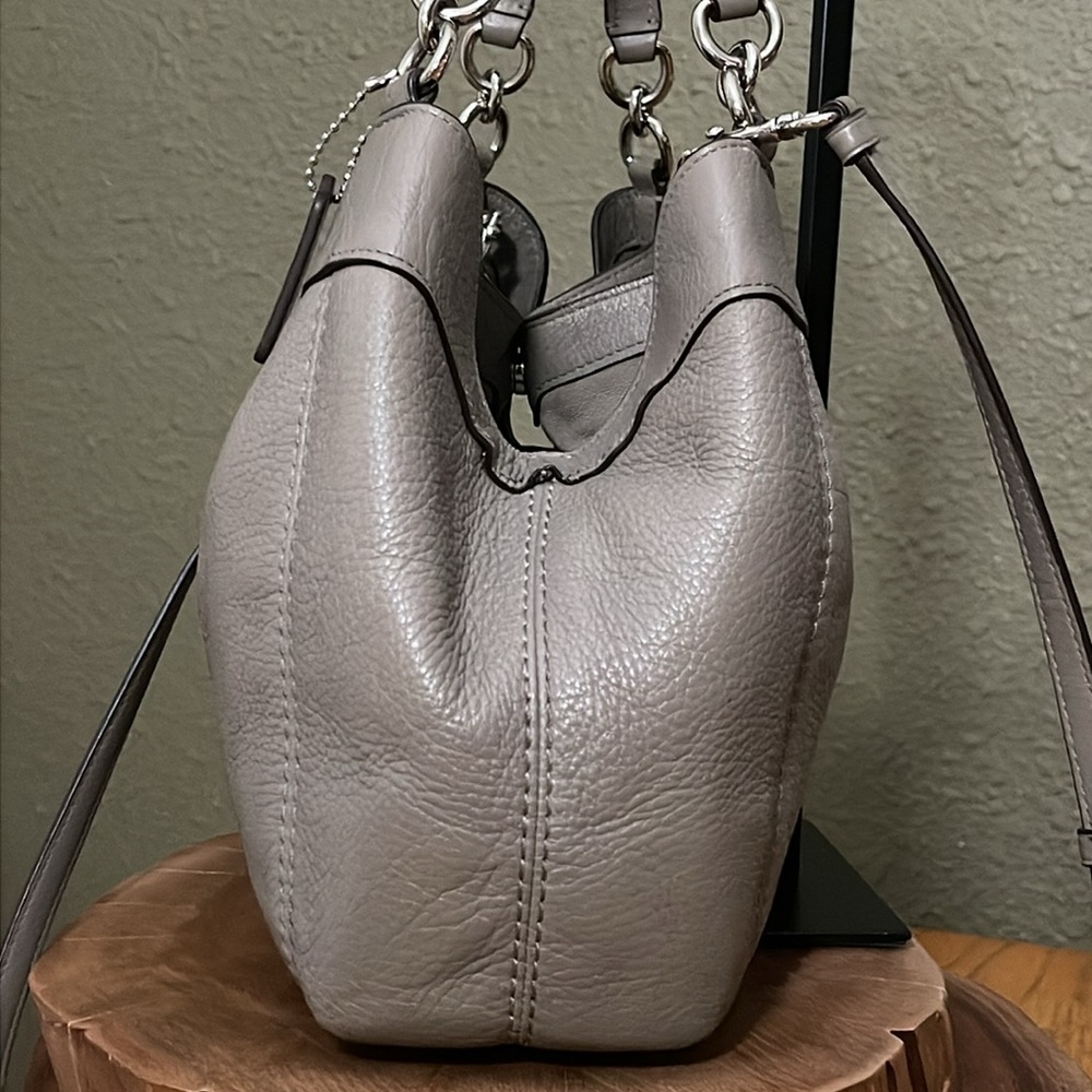 COACH LEATHER SMALL LEXY SHOULDER BAG - Picture 4 of 16